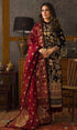 Asim Jofa -3PC (Unstitched) 9000 Velvet Embroidered Suit - GMB217