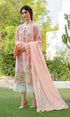 Maria B. -3PC (Unstitched) Lawn Chicken Kari Heavy Embroidered Shirt With Bamber Chiffon Embroidered Dupatta - GKA16