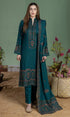 Noor-E-Fajar - 3PC Unstiched Full Embroidered Dhanak NEF#2461