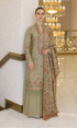 Bareeze 3PC (Unstiched) Heavy Embroidered Dhanak Suit ( Full Embroidered Dhanak Wool Shawl ) Bareeze # 02